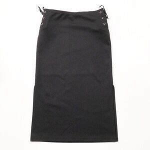 Limited Too little girls black lace up side slit skirt